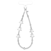 Chrome Stars Phone Charm