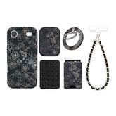 Floral Rose Gold Chrome iPhone Bundle Set