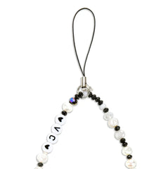 Black & White Phone Charm