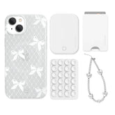 Vintage Lace Bows iPhone Bundle Set - Wallet