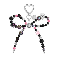 Gothic Bow Bag Charm
