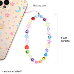 Stars and Moon Phone Charm