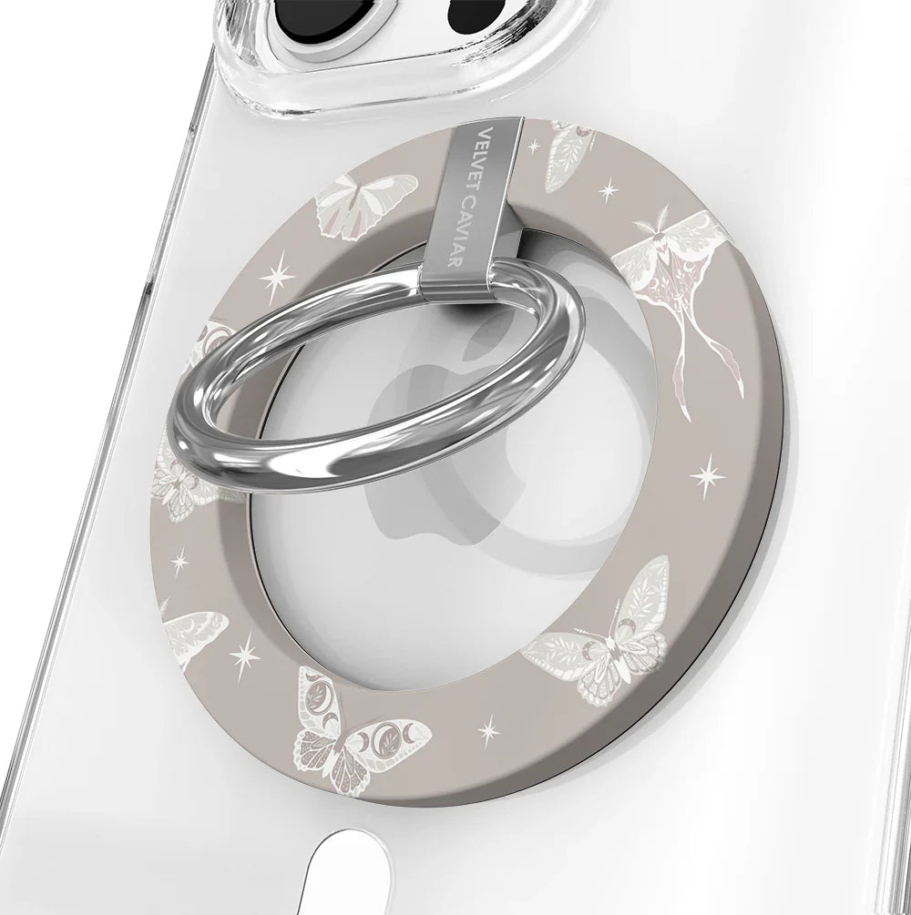 Moonlight Moths MagSafe Grip Ring